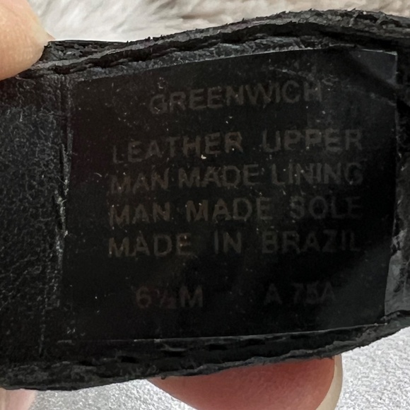 Antonio Melani Black Wedge Shoes Size 6.5M - Picture 6 of 6